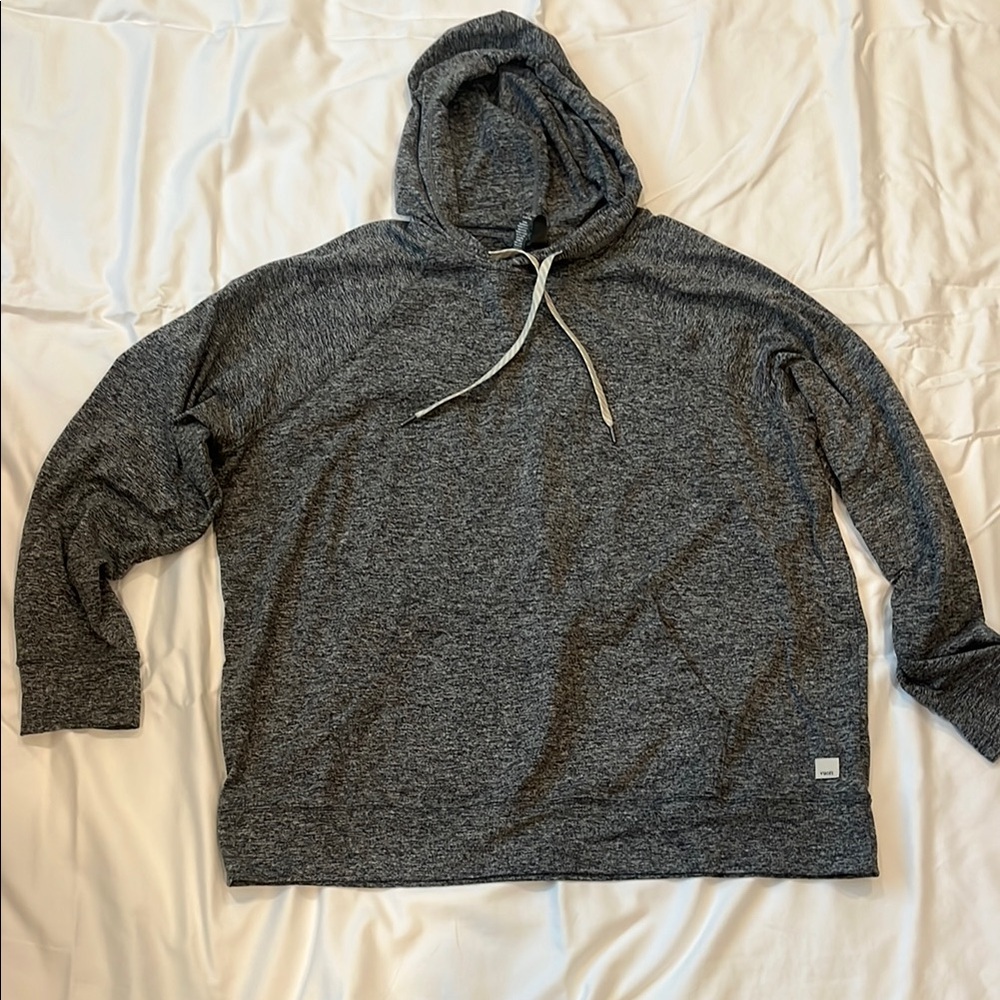 Vuori Gray Sweatshirt Hoodie Relaxed Fit